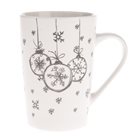 Porcelánový hrnek bílý 435 ml - Vánoční ozdoby