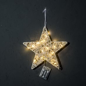 Svítící hvězda s LED světly 29 cm