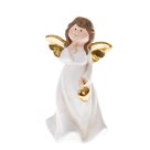 Keramický anděl se srdíčkem 17,3 cm