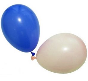 Nafukovací balónky 100 ks 21 cm  - mix barev