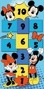 Dětský koberec Skákací panák Mickey & Minnie 80 x 160 cm