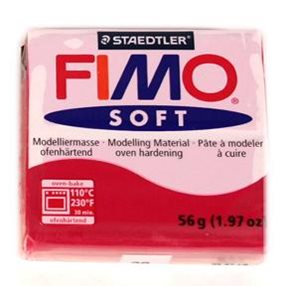 Modelovací hmota FIMO soft 56 g - 26 barva červená třešeň