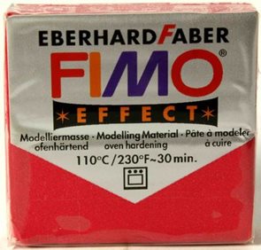 Modelovací hmota FIMO soft 57 g - 28 metalická rubínová