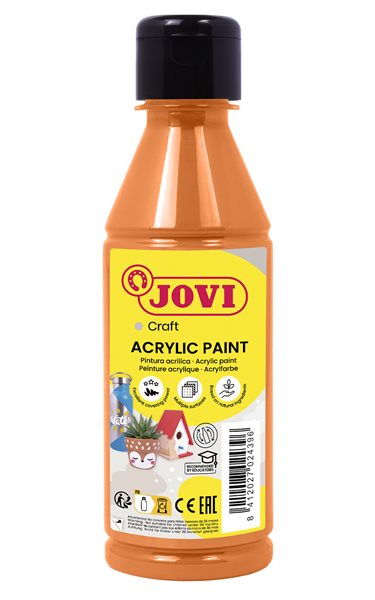 Levně Akrylová barva DECOR AKRYL 250 ml - oranžová