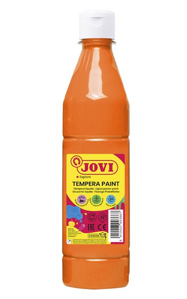 Temperová barva JOVI PREMIUM 500 ml - Oranžová, Sleva 50%