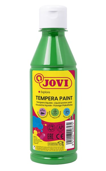 Temperová barva JOVI PREMIUM 250 ml - Zelená, Sleva 29%