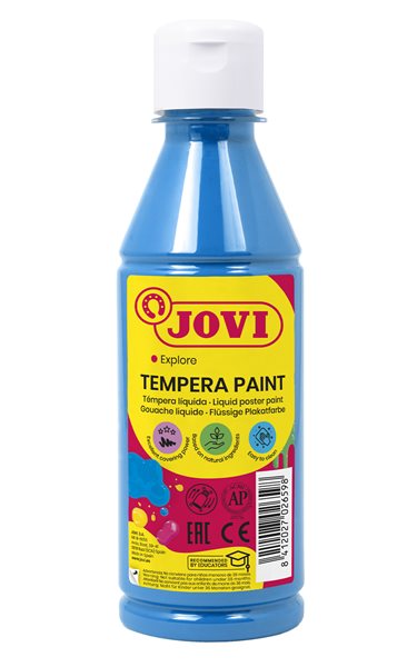 Temperová barva JOVI PREMIUM 250 ml - Modrá, Sleva 29%