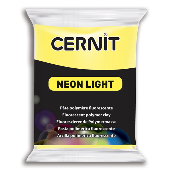 Levně CERNIT Modelovací hmota NEON 56 g - žlutá