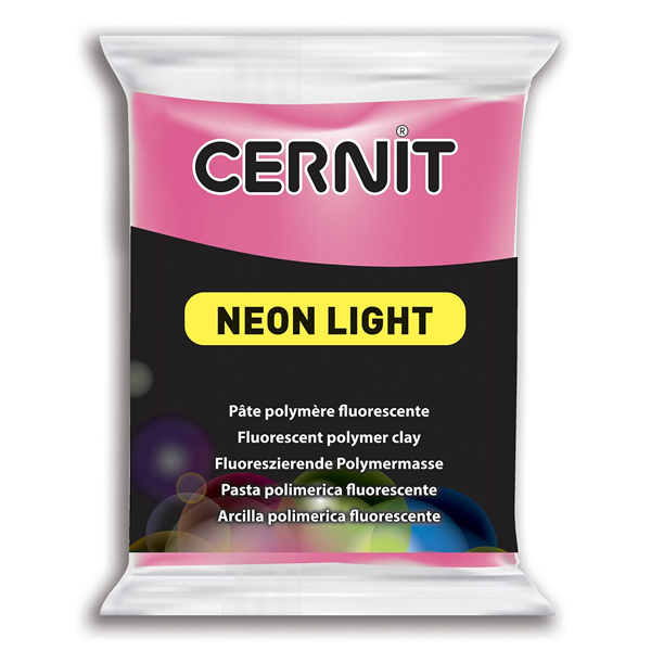 CERNIT Modelovací hmota NEON 56 g - fuchsiová, Sleva 5%