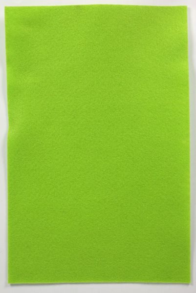 Dekorační filc 150 g/m2 - barva světle zelená - 20×30 cm, 150 g