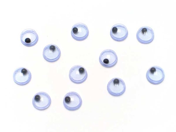 Pohyblivé oči - kulaté, 5 mm, 100 ks