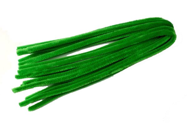 Modelovací drátky - průměr 8 mm, délka 50 cm, 10 ks - barva světle zelená