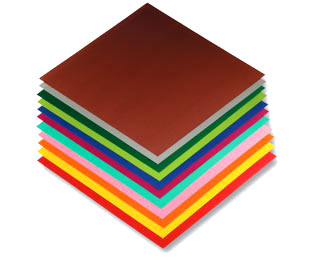 Levně Origami papír barevný 80 g/m2 - 10 × 10 cm, 96 archů