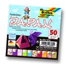 Origami papír Japonsko 80g/m2 - 10 x 10 cm, 50 archů
