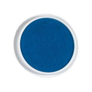 Kruhový polštářek - modrá barva