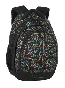 Studentský batoh NIE 15 B - černo-barevný