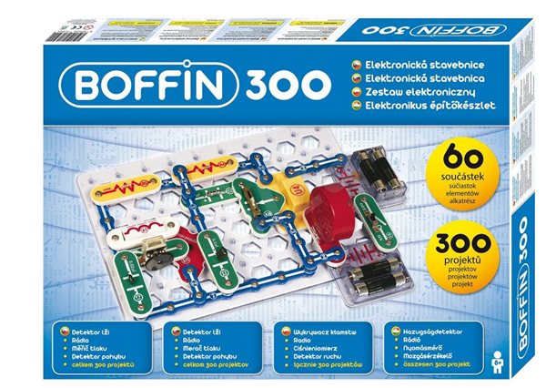 Levně Elektronická stavebnice Boffin 300