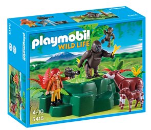 Gorily a Okapi s kameramenem - Playmobil