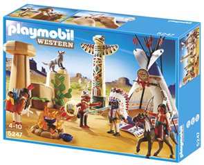 Indiánská osada s totemem - Playmobil - novinka 2013