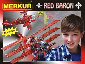 Merkur stavebnice - Red Baron