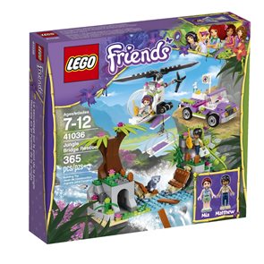 LEGO Friends 41036 Záchrana na mostě v džungli