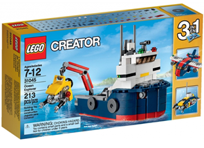 LEGO Creator 31045 Průzkumník oceánu, věk 7-12, novinka 2016