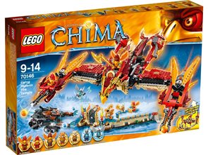 LEGO CHIMA 70146 - Létací ohnivý chrám Fénix