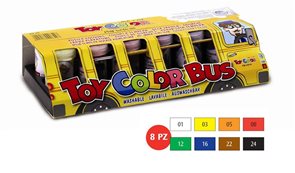 Temperové barvy Toy COLOR - 8 barev - 25 ml