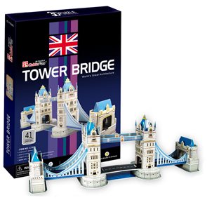 Puzzle 3D - prostorové - Tower Bridge (41 dílků)
