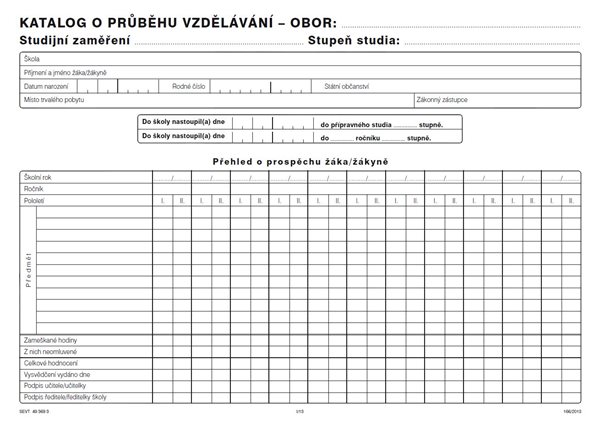 Katalog o průběhu vzdělávání pro ZUŠ - ŠVP