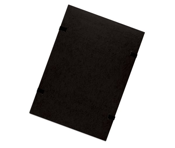 Levně CAESAR OFFICE Spisové desky s tkanicí A4 RainbowLine prešpán - černé