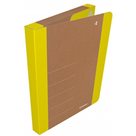 Donau Box na spisy LIFE A4, suchý zip - neonově žlutý
