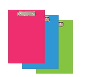 PP Psací podložka Color Office lamino A4 s klipem - modrá