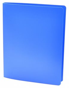 Pořadač 4kroužek A4 2 cm neprůhledný PP - modrá/azur