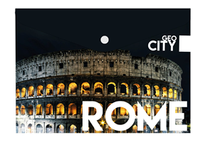 Karton PP Desky s drukem A4 - GEO CITY Řím
