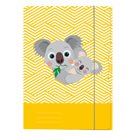 Herlitz Desky s gumou A3 3 klopy Cute animals - koala