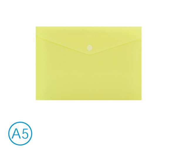 Levně Desky s drukem A5 LUMA pastel - žlutá
