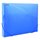 Donau Box na spisy s gumou A4, 3 cm, PP - modrý