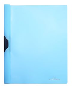 Spisové desky CONCORDE A4 PP s bočním klipem - pastelově modré