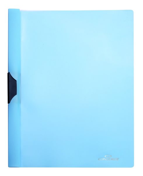 Spisové desky CONCORDE A4 PP s bočním klipem - pastelově modré, Sleva 5%