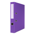 Pákový pořadač Basic A4 5 cm, PP, kovová lišta - fialový