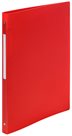 4-Kroužkový pořadač s popisovatelným štítkem, A4, 2 cm, PP - červený