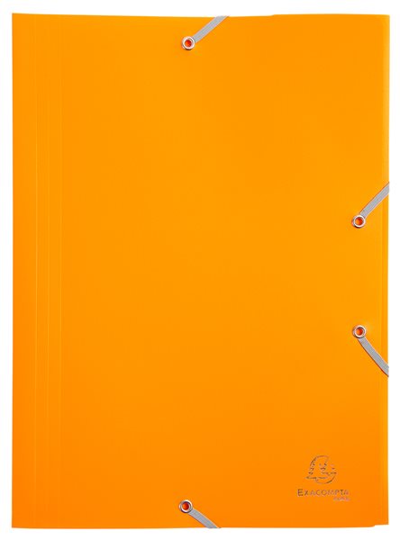 Exacompta Spisové desky s gumičkou A4 maxi, PP - žluté, Sleva 10%