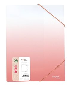 Spisov&#233; desky s gumičkou Spoko ReLeaf A4 PP Gradient - růžov&#233;