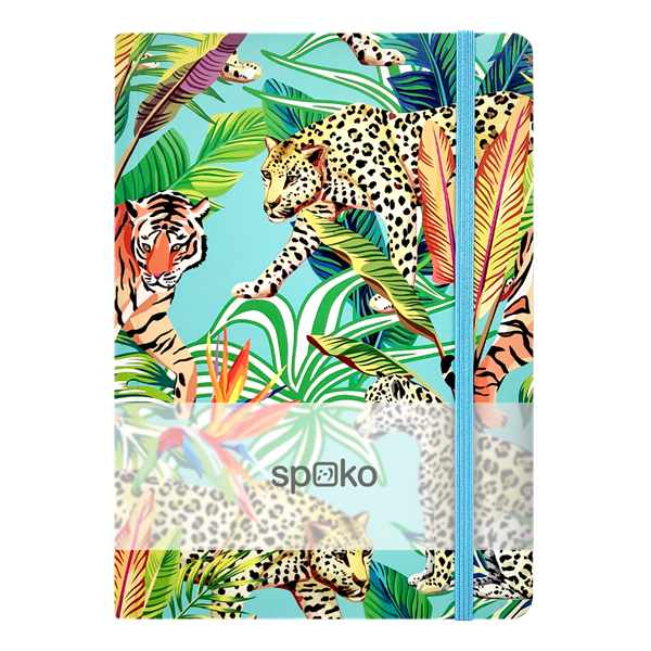 Spoko Zápisník A5 linkovaný 96 stran - Jungle - gepard