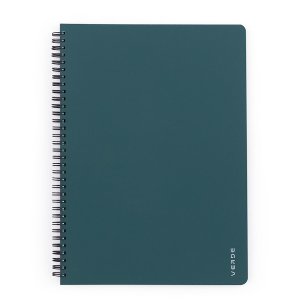Kroužkový blok A4 PP VERDE - zelená