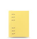 Filofax Clipbook Pastel kroužkový poznámkový blok osobní - pastelově žlutá