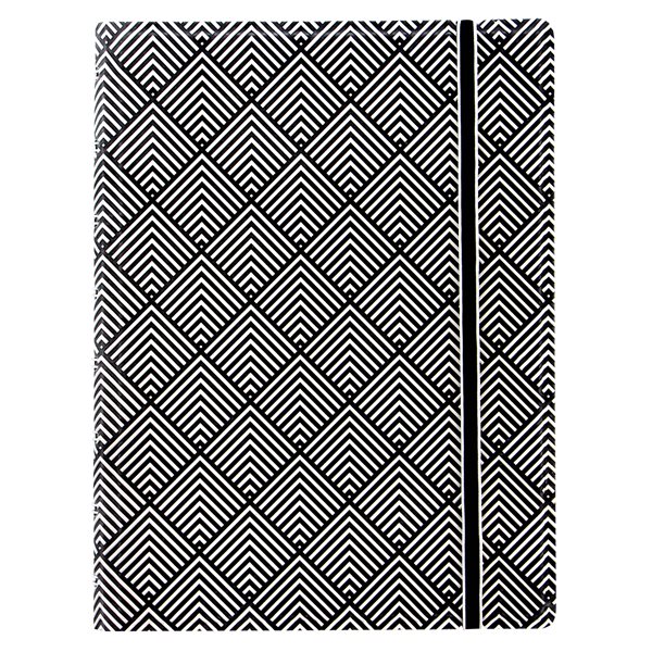 Filofax Notebook Impressions poznámkový blok A5 - černá/bílá, Sleva 100%
