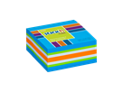 Samolepicí kostka Stick'n 51 × 51 mm, 250 lístků, mix neonových barev modrá