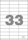 Spoko Samolepicí etikety A4 100 listů - 70 × 25,4 mm